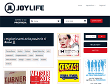 Tablet Screenshot of joylife.it